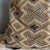 Vintage African Cloth Textile Pillow With Down Insert For Sale - Image 4 of 6