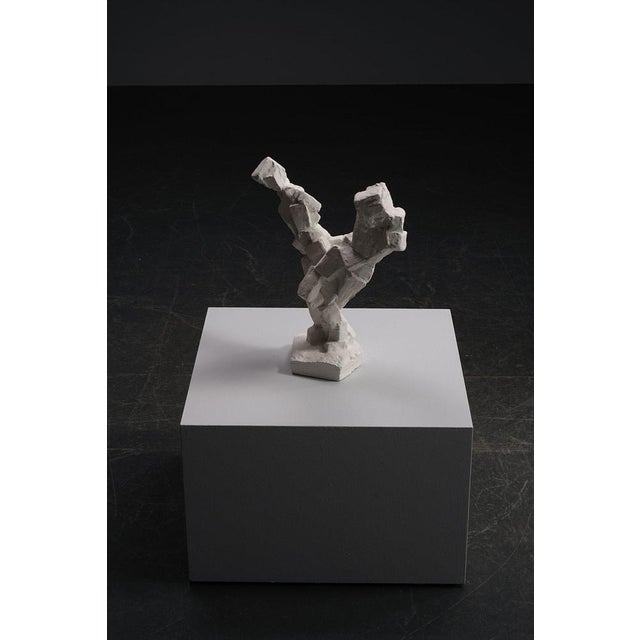Cubist Abstract Sculpture, 1940s, Plaster For Sale - Image 4 of 14