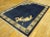 Chinese 1980s Navy Open Field Vintage Chinese Silk Dragon & Phoenix Carpet Knotted Rug For Sale - Image 3 of 12
