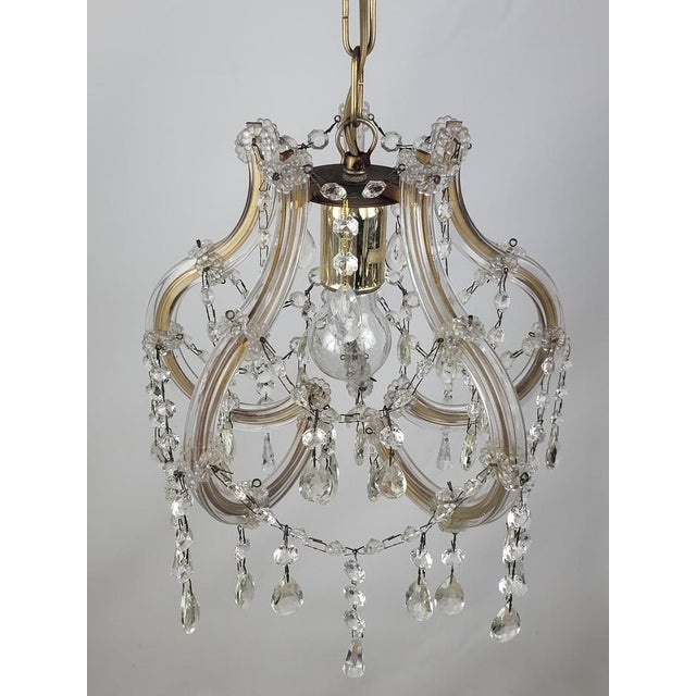 Vintage Chandelier in Metal, 1960s For Sale - Image 3 of 10
