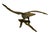 American Mid 20th Century Brass Eagle Statue For Sale - Image 3 of 6