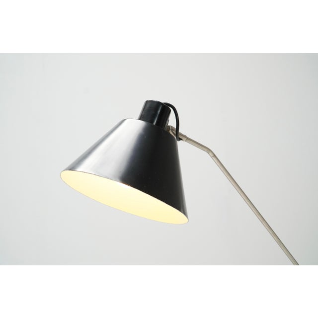 Black Vintage Magneto Floor Lamp by Henk Fillekes for Artiforte, the Netherlands, 1950s For Sale - Image 8 of 13