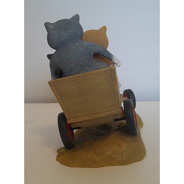 Plastic Rare Border Fine Arts Comic & Curious Cats Go-Karting A22913 Linda Jane Smith For Sale - Image 7 of 12