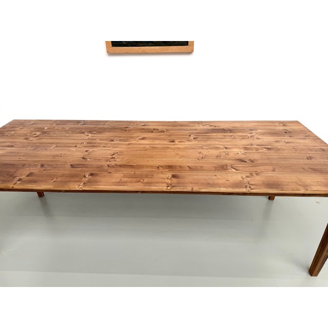 Pine Farmhouse Table, 2010s For Sale - Image 6 of 18