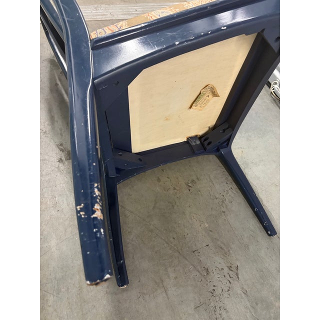 Vintage John Stuart Asian Modern Cane Back Armchair For Sale - Image 9 of 12