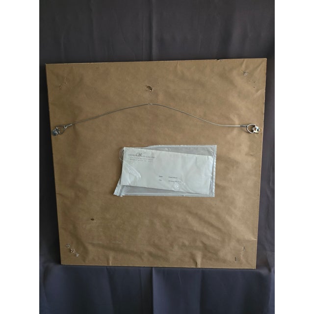 Amethyst Early 19th Century Monet Lithograph in Gold Frame For Sale - Image 8 of 11