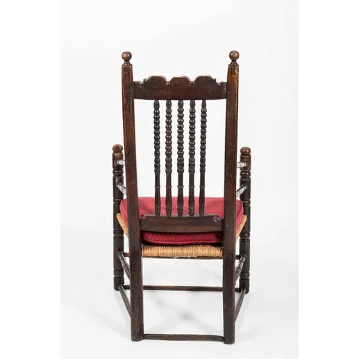 18th Century English Oak Armchair For Sale - Image 9 of 11