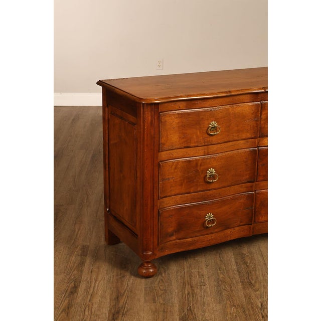 Brown Don Ruseau Custom Continental Style Walnut Chest Of Drawers For Sale - Image 8 of 18