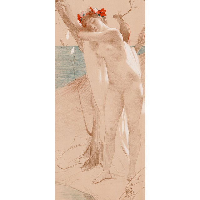 Antoine Calbet, L'Inconnue, 1897, Lithograph on Paper For Sale - Image 3 of 11