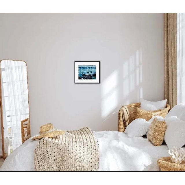 Contemporary Modern Coastal Seascape Oil Painting For Sale - Image 12 of 12