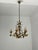 Italian Five-Light Wrought Iron Chandelier, 1950s For Sale - Image 11 of 12