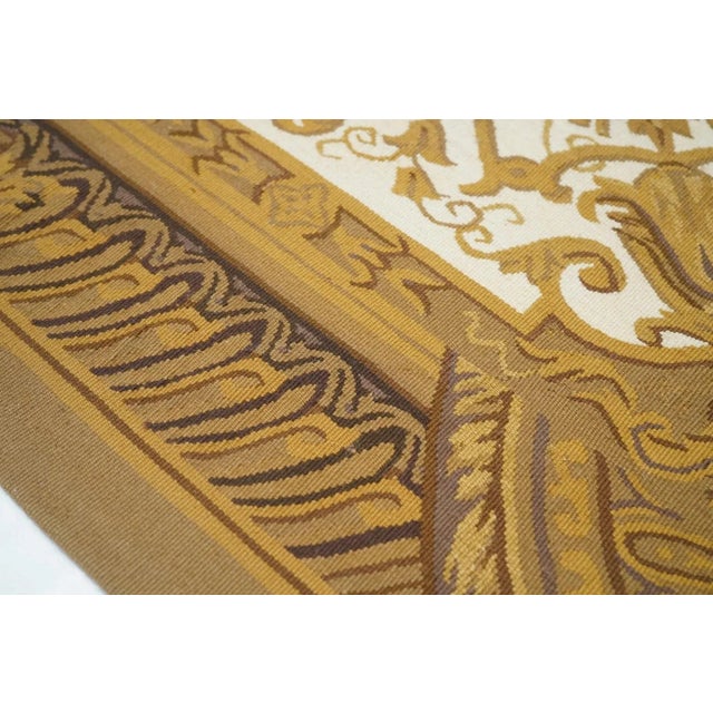 Textile Aubusson Rug 8' X 10' For Sale - Image 7 of 12