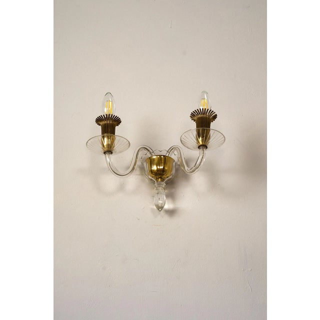 Vintage Wall Lamp with Two Lights, 1970s For Sale - Image 3 of 8