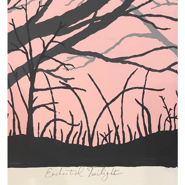 1992 Wanda Bowman Enchanted Twilight Serigraph For Sale - Image 4 of 5