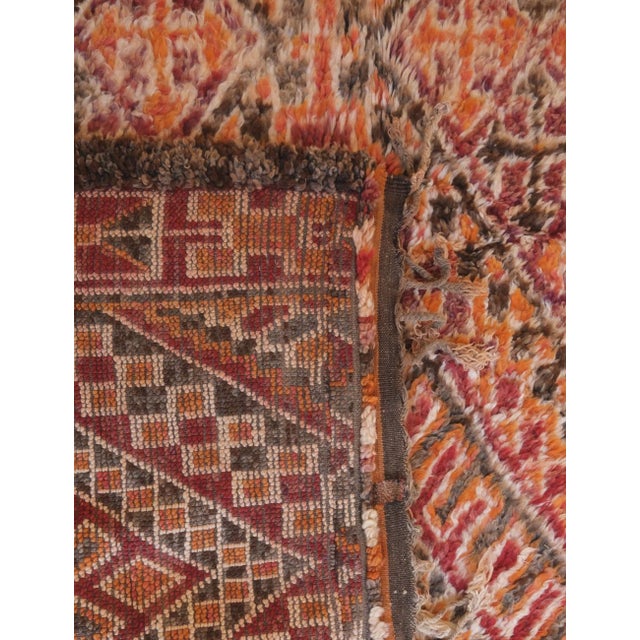 1980s Moroccan Beni MGuild Rug - 13.7 X 6.4 Ft For Sale - Image 11 of 12