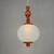 1970s Large Mid-Century Modern Speckled Murano Glass Orange Pendant Lamp, 1970s For Sale - Image 5 of 7