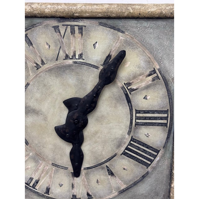 Restoration Hardware Grand Saint Etienne Decorative Wall Clock For Sale - Image 10 of 12