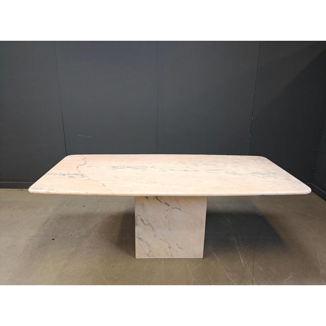 Vintage Italian Marble Dining Table, 1970s For Sale - Image 12 of 14