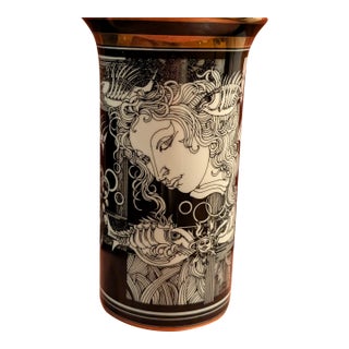 Hungarian Endre Szasz for Hollohaza Porcelain Vase For Sale