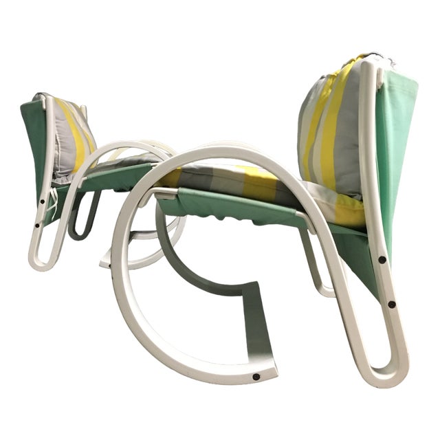 You & Me Lounge Chairs by Carlo Berruti for Danber Italia, 1980s, Set of 2 For Sale