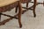 Country French Triple Back Rush Seat Settee For Sale - Image 10 of 18
