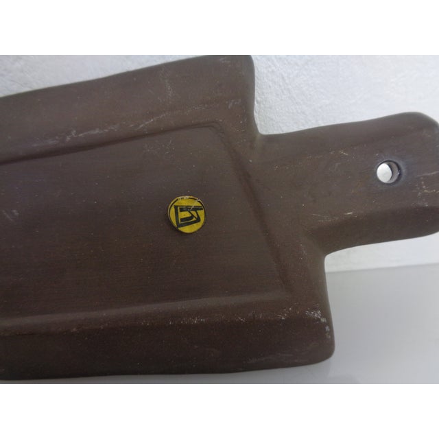 Studio Ceramic Wall Vase of Prague from Keramo Kostelec, Czechoslovakia, 1960s For Sale - Image 14 of 15