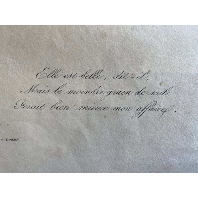 French Colored Engraving From "La Caricature" Depicting a Rooster For Sale In New York - Image 6 of 8