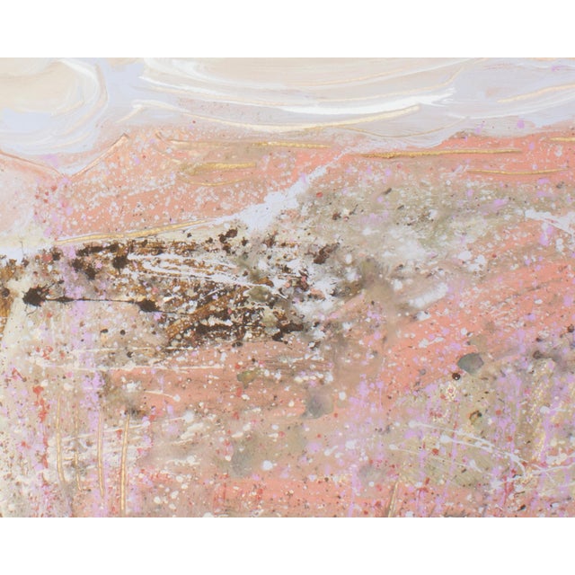 1980s Abstract Acrylic Landscape by Harry Hilson For Sale - Image 4 of 7