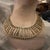 21st Century Art Deco Style Brass and Rhinostones Choker by Coppola E Toppo For Sale - Image 6 of 10