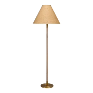 Jamie Young Morgana Floor Lamp with Raffia Shade