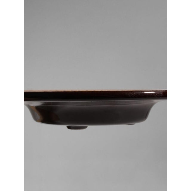 Ceramic Sunflower Plate by Eke Bjerén for Gabriel, Sweden, 1960s For Sale - Image 3 of 6