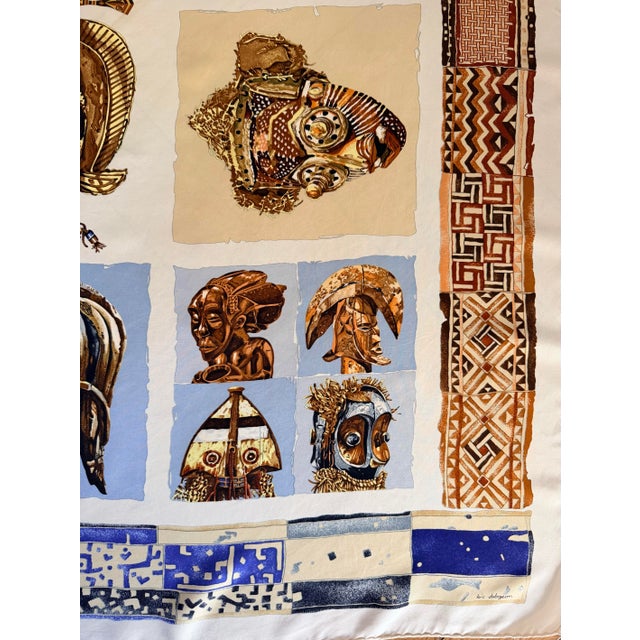 Hermes Persona Silk Scarf 2003 by Loïc Dubigeon. For Sale - Image 12 of 12
