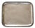Vintage French Silver Plate Bar Cart Tray Ornate Vanity Perfume Platter For Sale