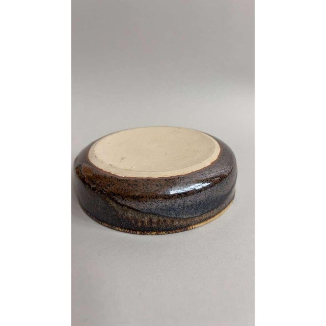 Mid-Century Modern Vintage Ceramic Bowl by Hans Heckmann, 1970s For Sale - Image 3 of 5