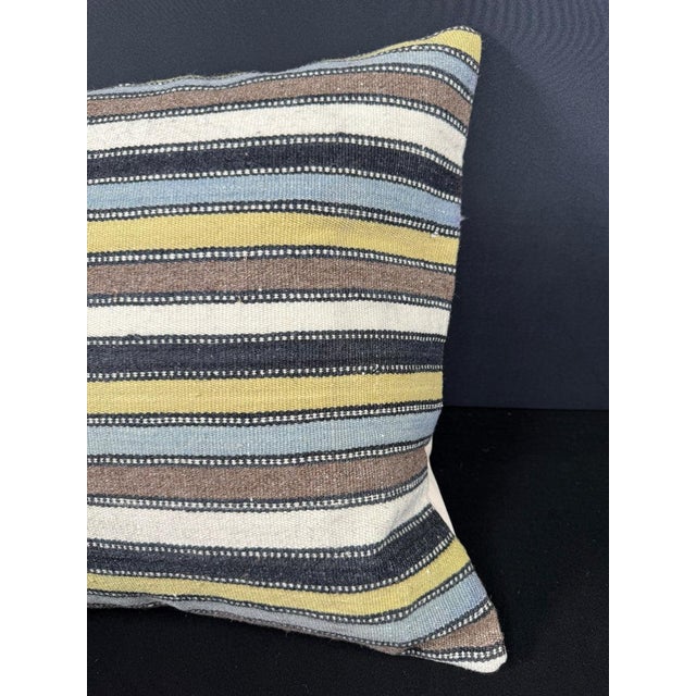Contemporary Turkish Hemp Pillow Cushion Natural Beige Brown Cushion Cover 20x20 For Sale - Image 3 of 4