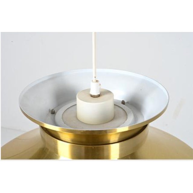 1970s 1970s Brass Pendant Lamp by Carl Thorne For Sale - Image 5 of 7