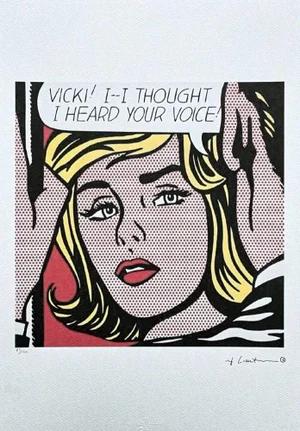 After Roy Lichtenstein, "I Thought I Heard Your Voice", 1990s, Silk-Screen