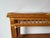 Wood Vintage Coastal Rattan & Leather Two-Tier Console Table/ Sold For Sale - Image 7 of 12