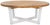 Leo Round Coffee Table 4 Legs, Natural With White Legs For Sale - Image 9 of 9