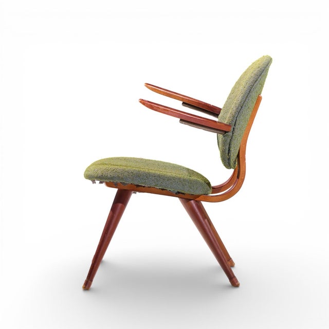 Wood Ilmari Tapiovaara Style Mid Century Dutch Lounge Chairs For Sale - Image 7 of 13
