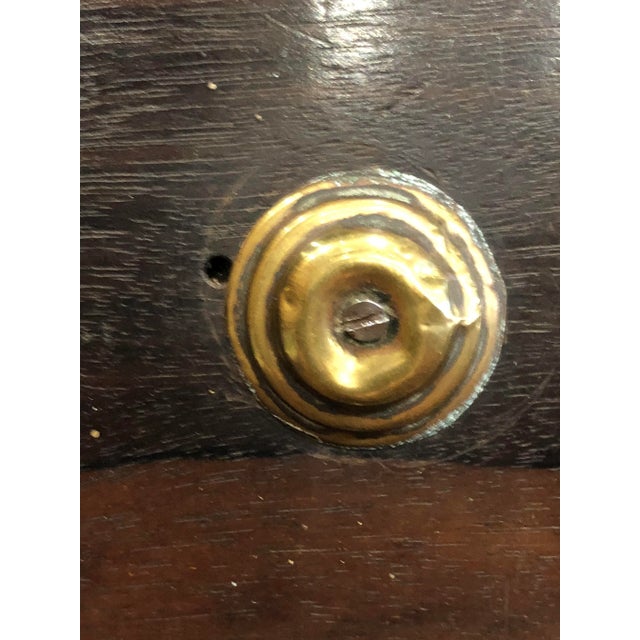 Oxblood Red 20th Century Regency Rosewood Decorative Box Bound With Brass For Sale - Image 8 of 13