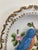 Vintage Raised Relief Porcelain Bird Wall Plaque With Floral Motif For Sale In Oklahoma City - Image 6 of 11