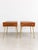 T.H. Robsjohn-Gibbing's most desirable nightstands feature stunning brass splayed legs, bleached walnut drawer (but...