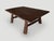 Andrianna Shamaris Impressive Teak Wood minimalist Hand Carved Coffee Table For Sale - Image 12 of 18