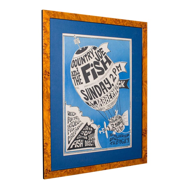 Original Concert Poster, American, Country Joe & the Fish, Berkeley Free Press For Sale