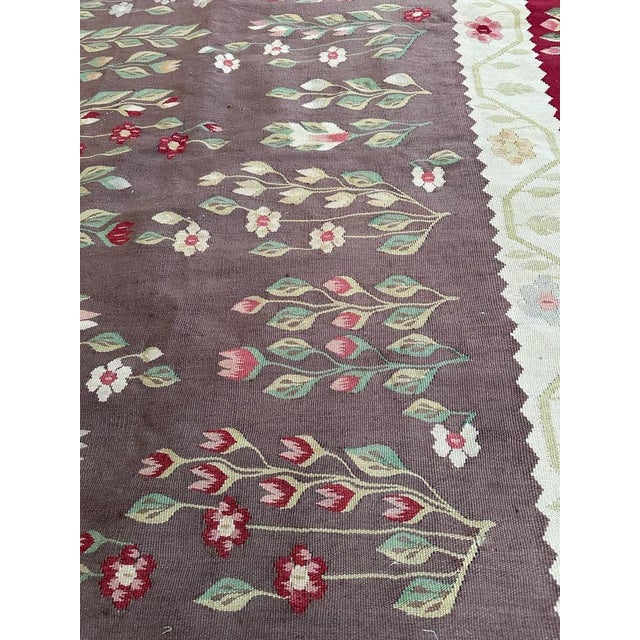 Textile Mid-Century Transylvanian Kilim Rug from Bobyrugs, 1960s For Sale - Image 7 of 18