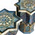 Mediterranean Vintage Moorish Painted Star Side Tables - A Pair For Sale - Image 3 of 4