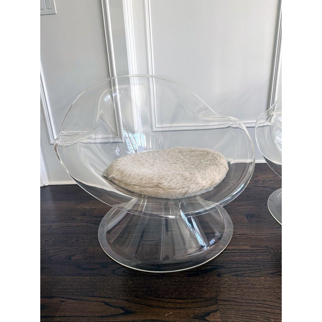 Pair Daffodil Lounge Chairs by Erwin & Estelle Laverne For Sale - Image 9 of 12