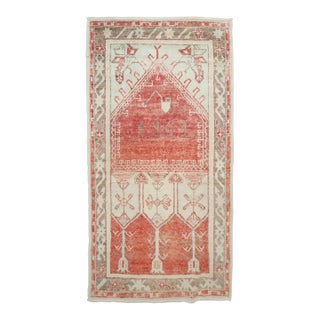 Turkish Prayer Rug Dated 1969 - 2'8" x 5' For Sale