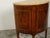 Brown Italian Neoclassical 18th Century Walnut Demilune Cabinet with Marquetry Décor For Sale - Image 8 of 12